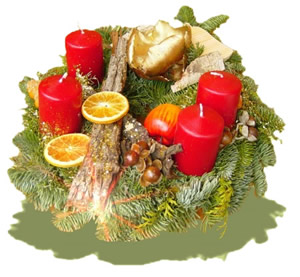 Weihnachten - Adventskranz