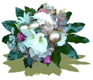 Blumensträuße - Weiße Weihnachten