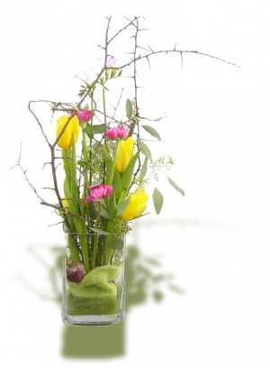 Gestecke - Frühling im Glas